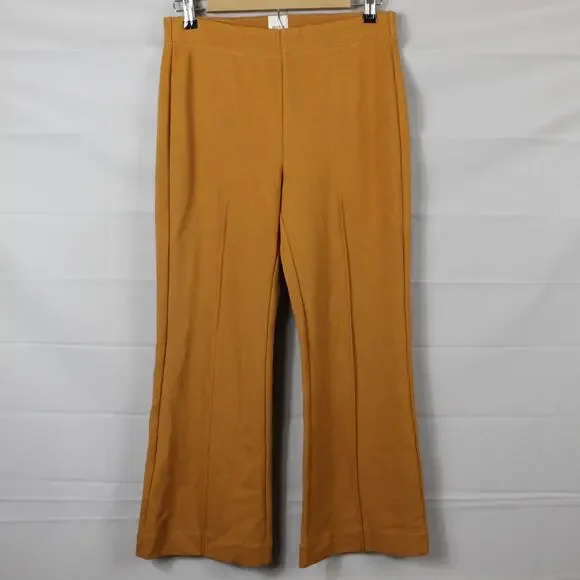 Maeve Mustard Wide Leg Pants - Picture 1 of 12